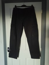 Zara Men's Navy Cargo Trousers