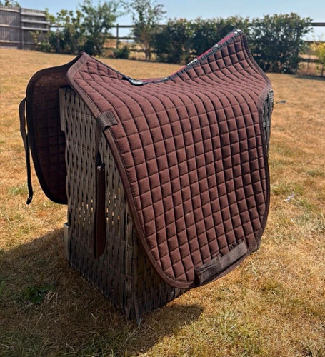 Brown lemieux saddle pad - saddle, /
