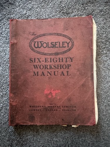 Wolseley six eighty workshop - six-,