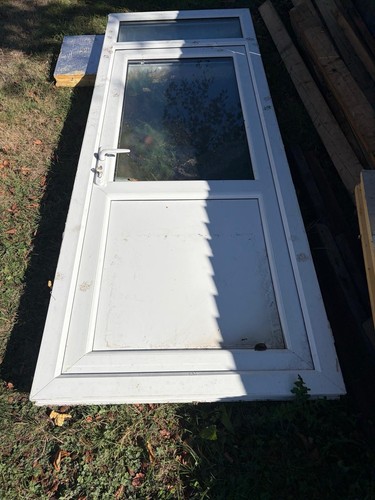 Upvc door with fan - door,
