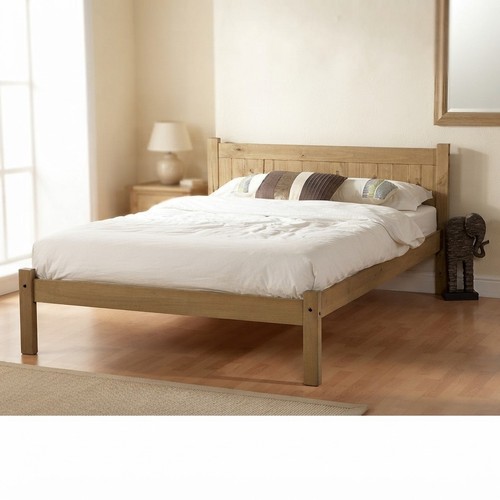 Rustic small double bed - small,