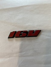 VW CORRADO 16V RED REAR BADGE 535853675A