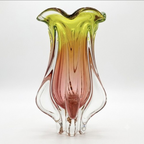 Large chribska glass vase - large,