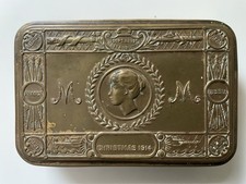 1914 Princess Mary Christmas Tobacco Tin WW1 Era Original Tin No Contents