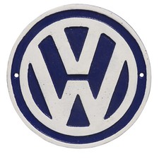 Volkswagen VW Round Blue White