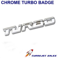 TURBO CHROME Badge METAL - GT