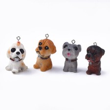 Mixed Dog Charms Resin