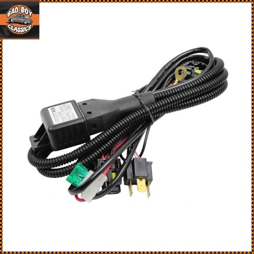 Hid xenon wiring harness - h4,