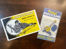 Vintage Meccano INSTRUCTION & INFO MANUALS x 2 