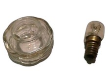 Vintage Stoves Oven Glass + Bulb Lamp Lens Cover Genuine 15 watt