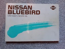 Nissan Bluebird Owners Manual