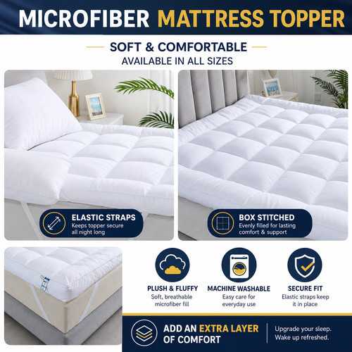 Microfibre mattress topper - mattress,