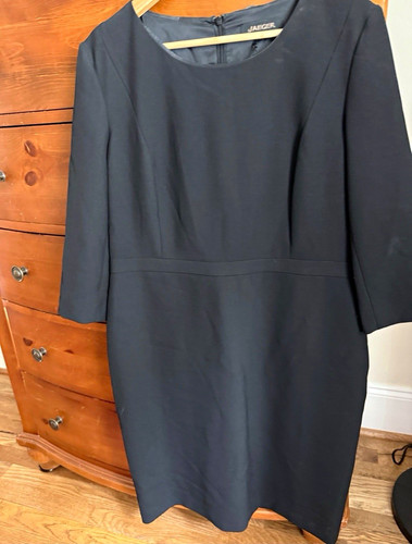 Jaeger sheath dress black - jaeger,