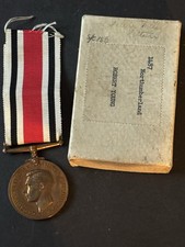 WW2 Era Police Long Faithful Service Medal Special Constabulary Robert Young Box