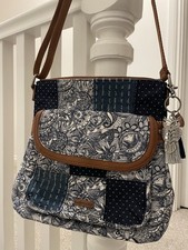 Sakroots Blue Floral Patchwork