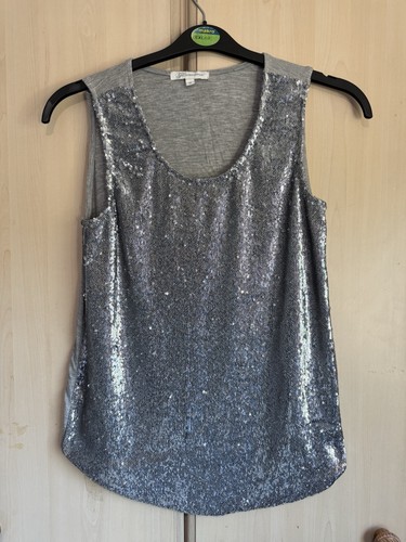 Glamorous silver sequin