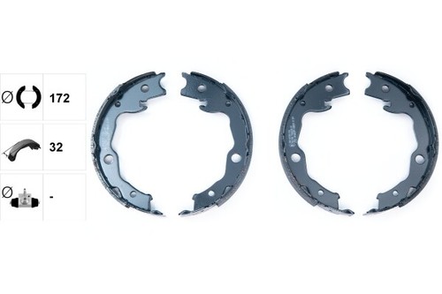 Brake shoe set parking - set,,