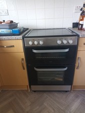 Login Fan Asistence Hob &double Oven,  Black And Silver £20.00