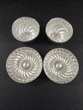 4 Gelatin MOLDS Mini Tart Tins