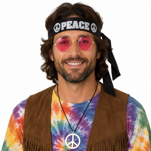 Hippie 3pc kit headband - hippie, (headband