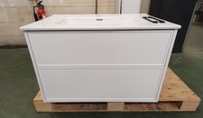TL2328  WHITESPACE CSS80W CHOICE  80CM VANITY UNIT, MATT WHITE & BASIN