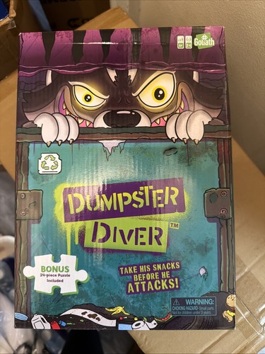 Dumpster diver game board - game,