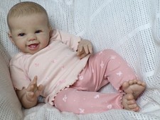 Reborn Baby Girl Kenzie ~ Painted Hair ~ 24" in Length Toddler Kit!!