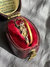 Victorian Garnet & Diamond 9ct