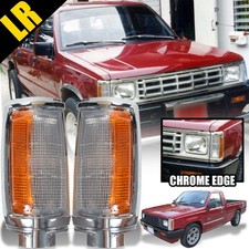 Corner Lamp Light Pair Chrome