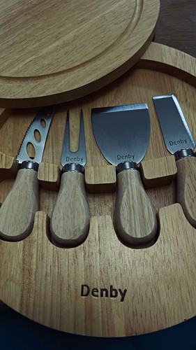 Denby 4pc wooden - 4pc, tray