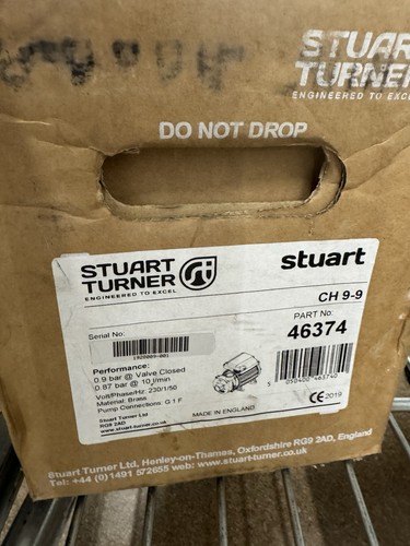 Stuart turner pump - stuart, part