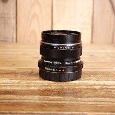 Used Olympus 12mm f2 ED M.ZUIKO Black Micro Four Thirds Lens