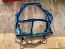 Strong Soft Webbing Clip Bridle Endurance Hunting Trekking Charity Sale Cob Full