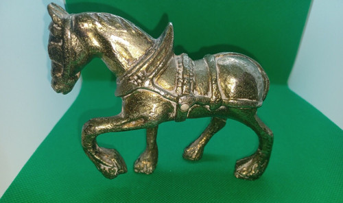 Large vintage horse brass - large,