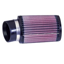 K&N Round Straight Air Filter - 70mm Neck, 102 x 152mm, Rubber, Angled 20 Deg