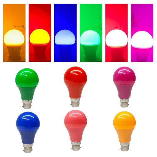 Colourful b22 led bulb - led,