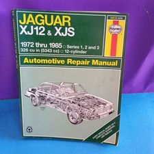 Jaguar XJ12 XJS 1972-1985 Shop Service Repair Manual Wiring Diagrams Engine Body