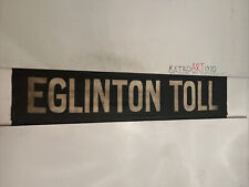 K121 Glasgow Tram Destination