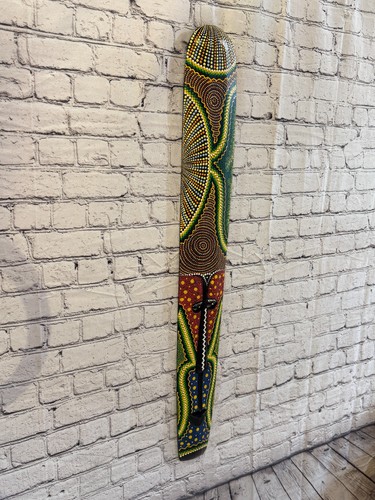 100cm mask carved wooden - 100cm,