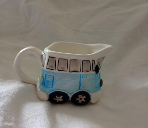Campervan milk jug blue - vw, jug-blue