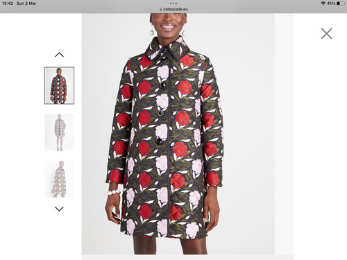 Kate spade coat - coat, rose