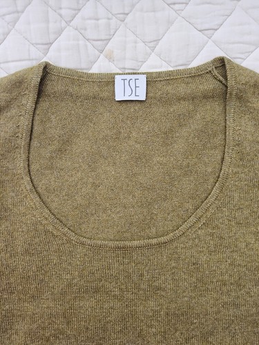 Tse jumper light - olive, green