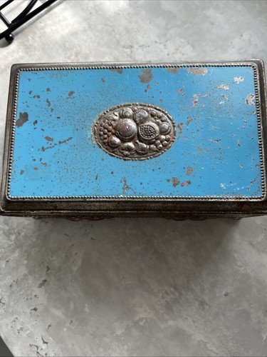 Old metal tin - metal, a