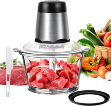 2L Electric Food Chopper Vegetable Chopper Small Food Processor Meat Grinder UK