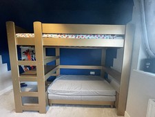 Solid wood Stompa bed With Double Sofa Bed Pullout And Desk