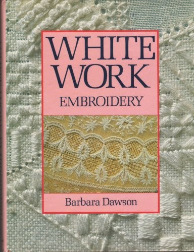 White work embroidery - white, by