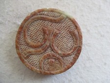 Natural stone paperweight, celtic design