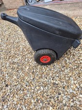 'Kool kaddy' trailer for motorised scooter with lock, ideal for shopping.