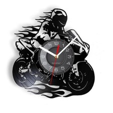 Motorbike Vinyl Wall Clock