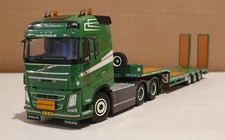 WSI Tage Kristensen Volvo FH4 6x4 with 3 axle semi low loader + ramps
